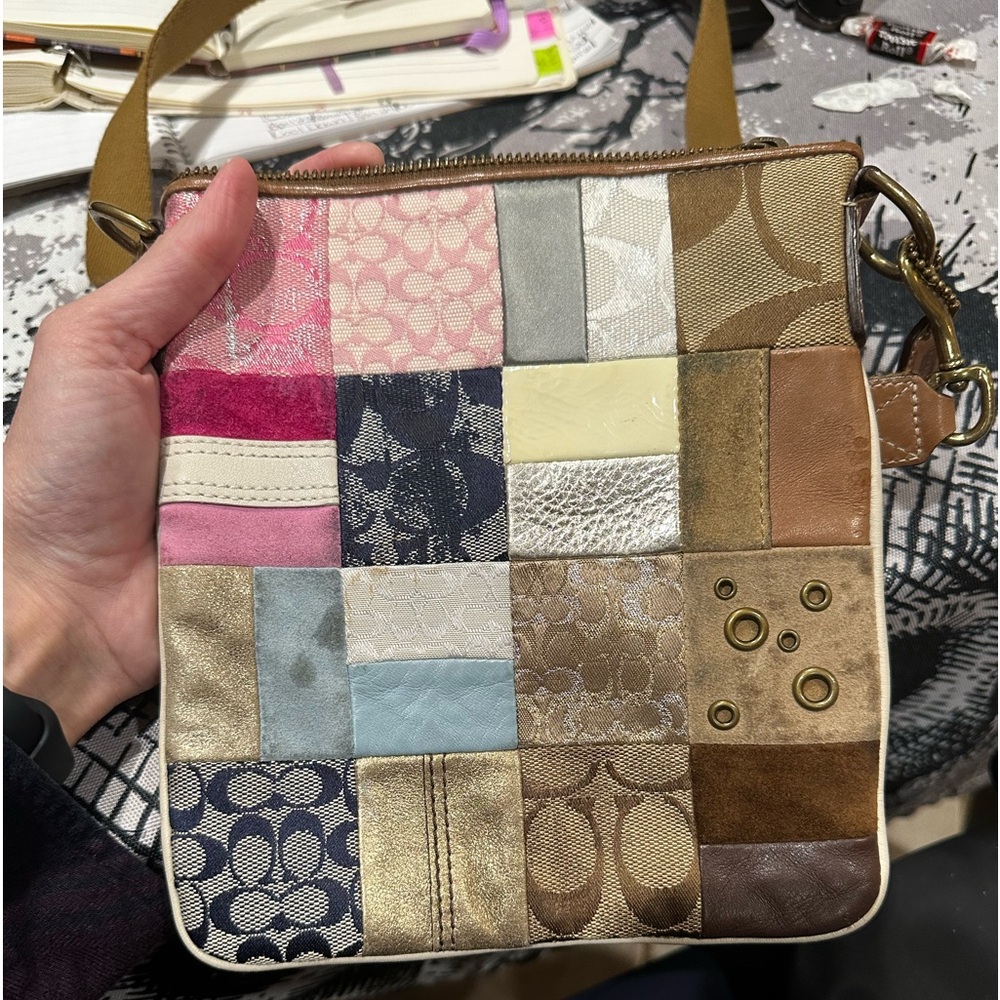 Coach Patchwork Shoulder Sling - image 1